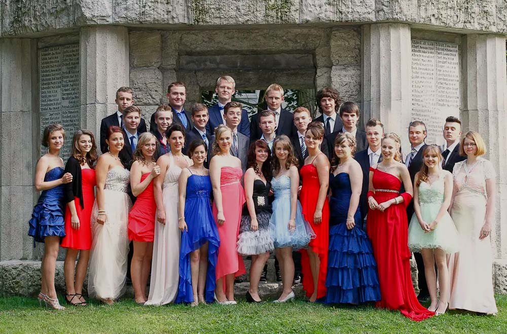 Jahrgangsfoto Abiball